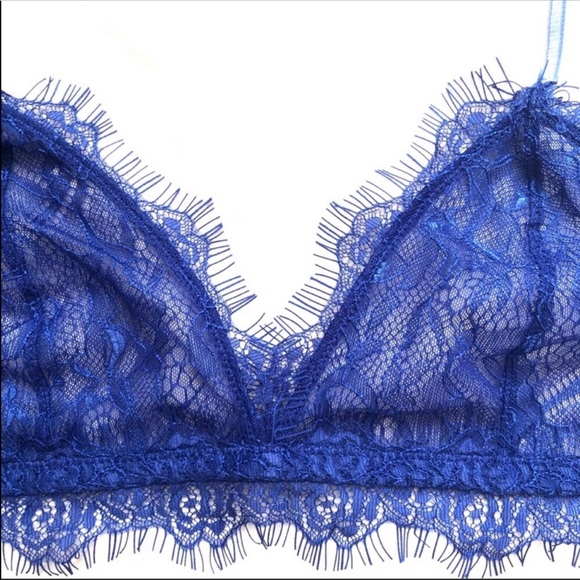 NEW Intimately Free People lace bralette size XS in Royal Blue - Picture 8 of 8
